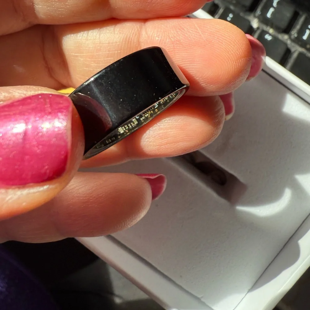 Smart Ring with Sleep Monitoring, 10-Day Battery Life, Stress/Heart Rate size 7